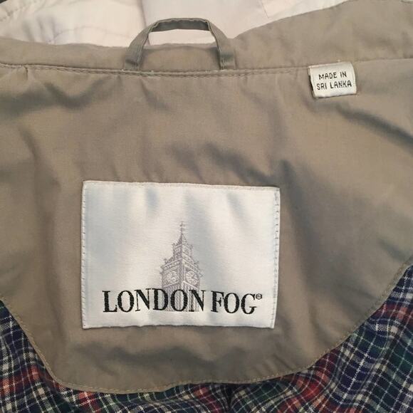 London Fog M jacket coat cream or off- white - Picture 7 of 8